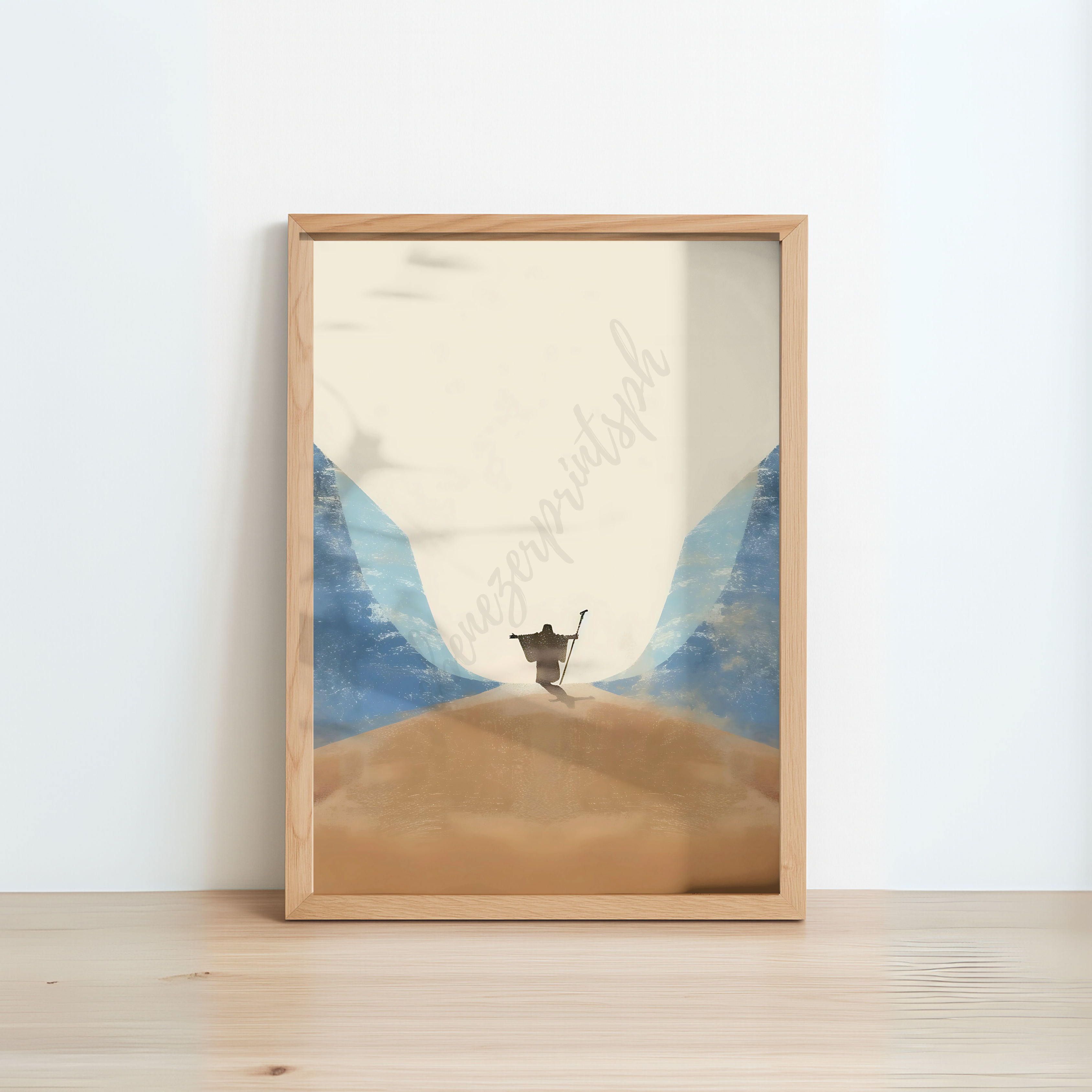 Waymaker – Exodus 14:21–22 | Framed Christian Wall Art