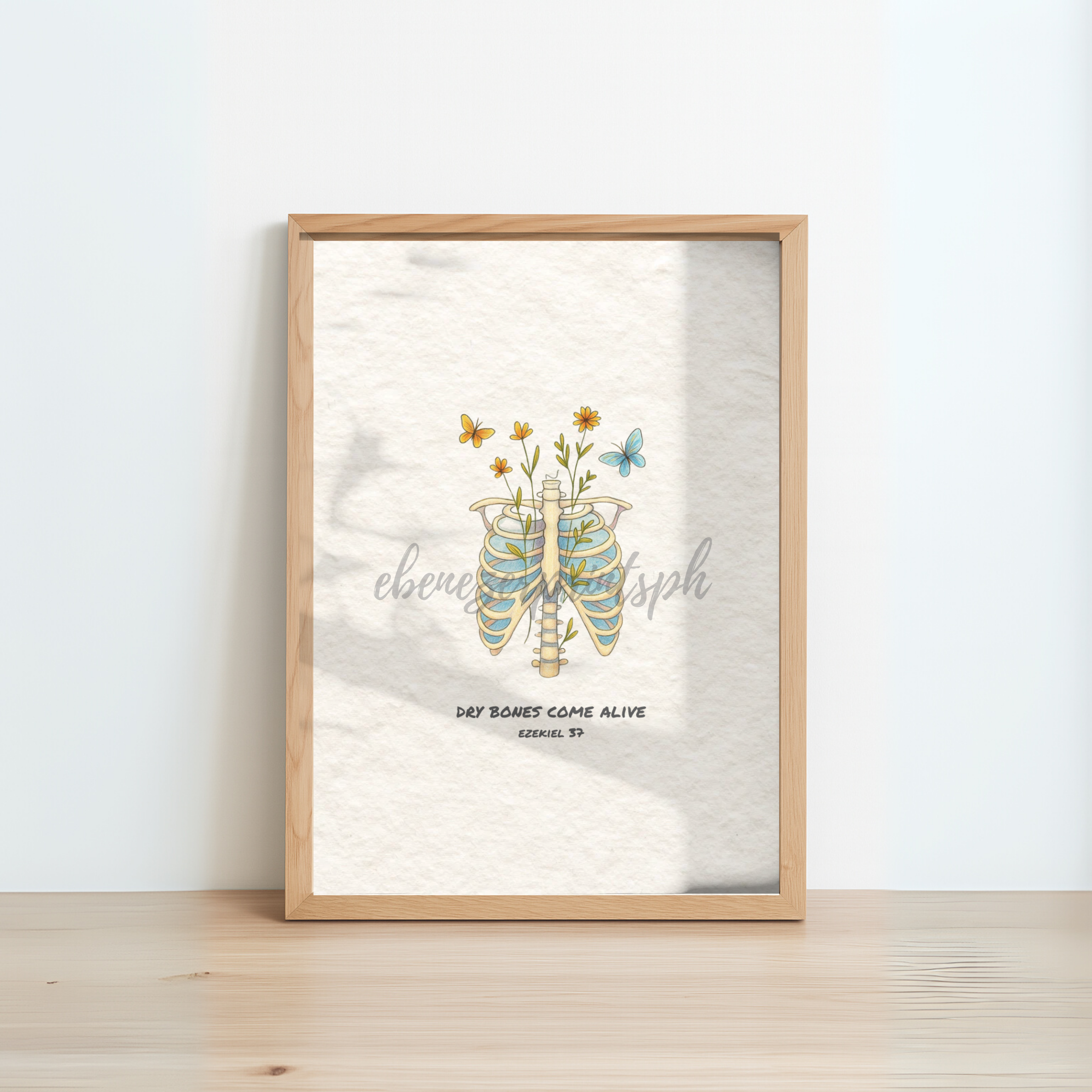 Dry Bones Come Alive – Ezekiel 37 | Framed Christian Wall Art