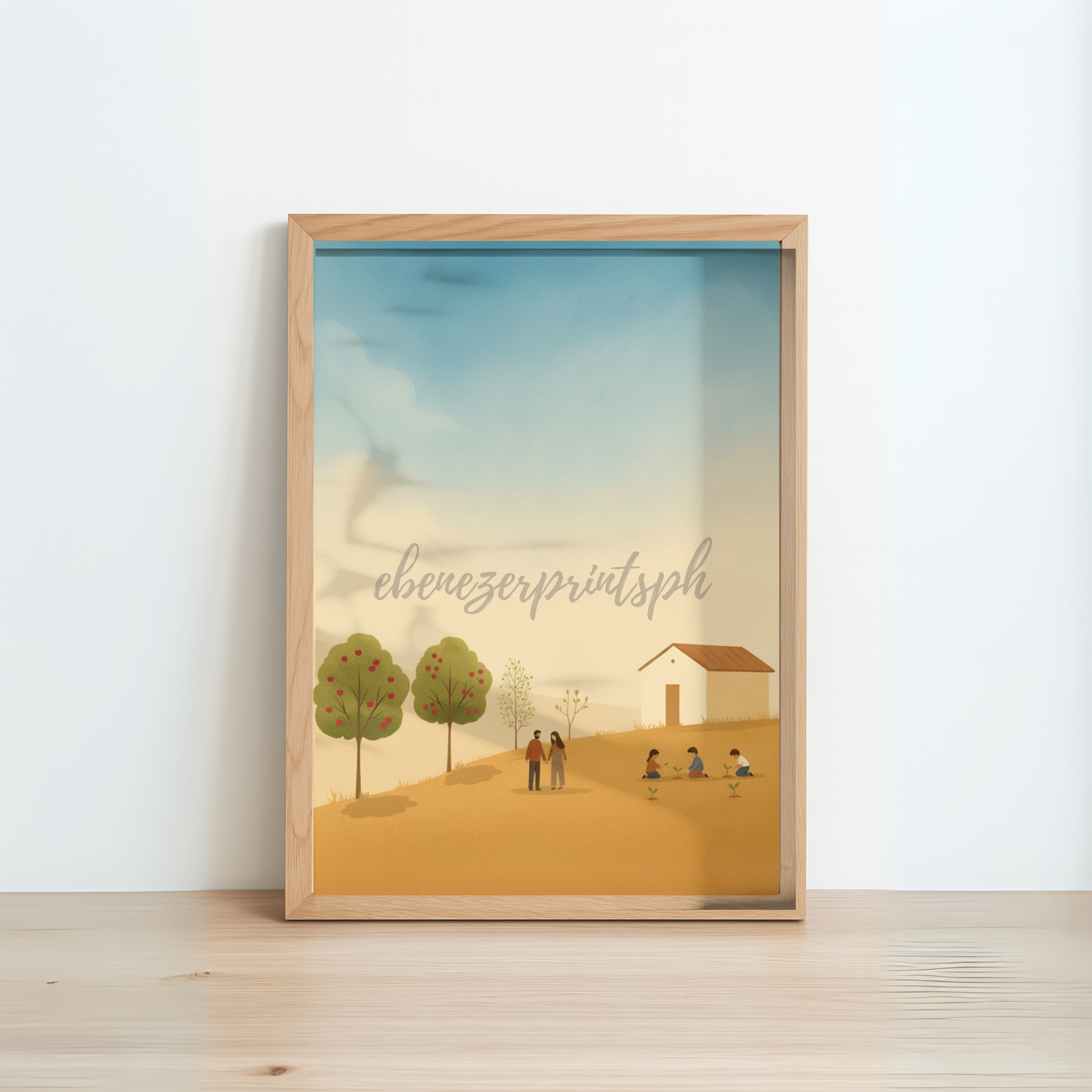 As for Me and My House – Joshua 24:15 | Framed Christian Wall Art