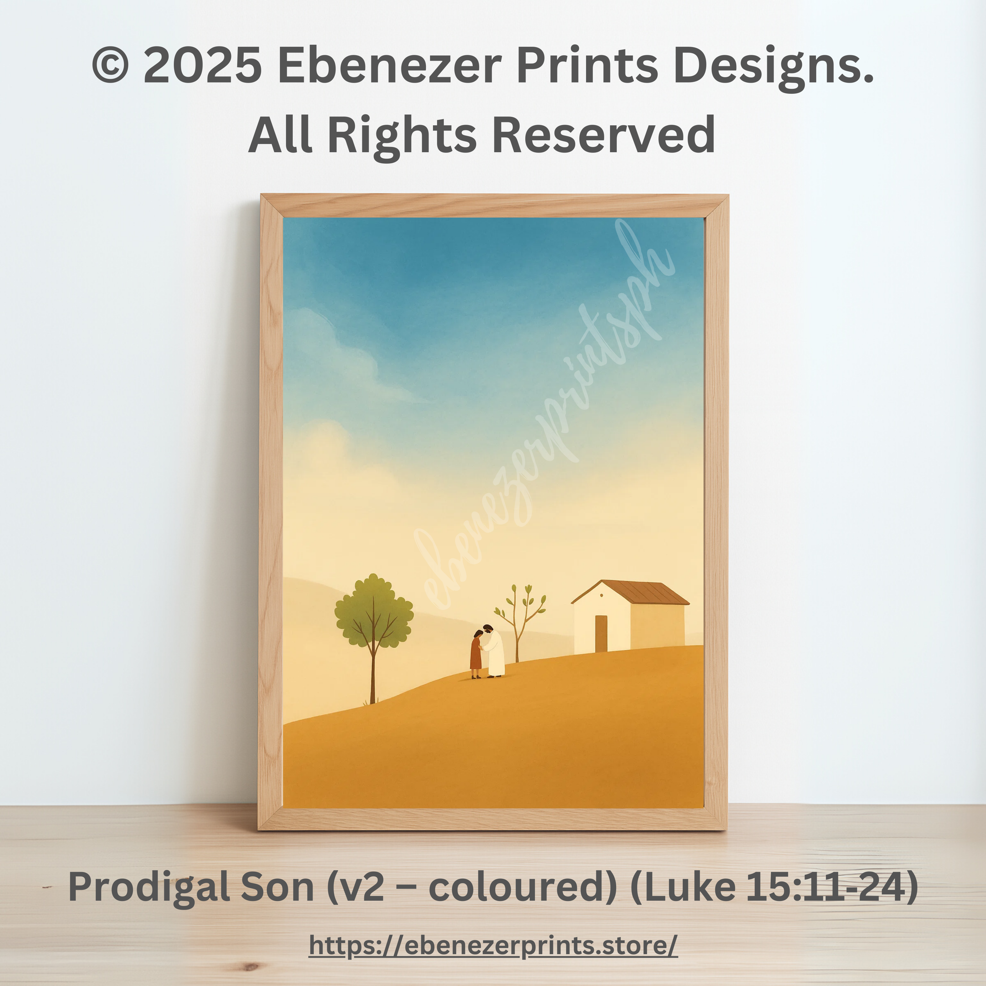 The Prodigal Son - Luke 15:11-24 | Framed Christian Wall Art